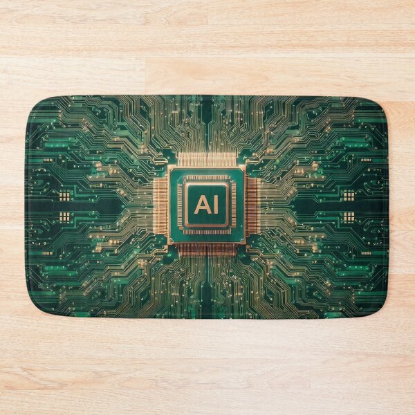 Item preview, Artificial Intelligence Computer Circuits (image size 7840x11680) designed and sold by Digital-Davinci.