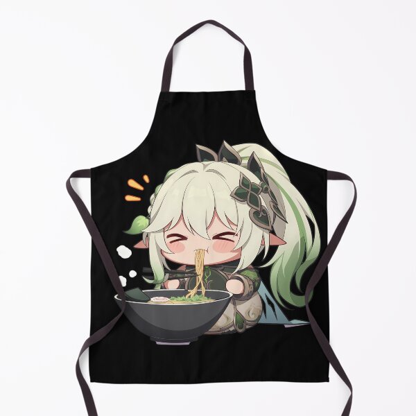 Item preview, Nahida Genshin Impact Game Kawaii Ramen Chibi Cute Cozy Noodle Enjoyment Scene designed and sold by Raslbazola.