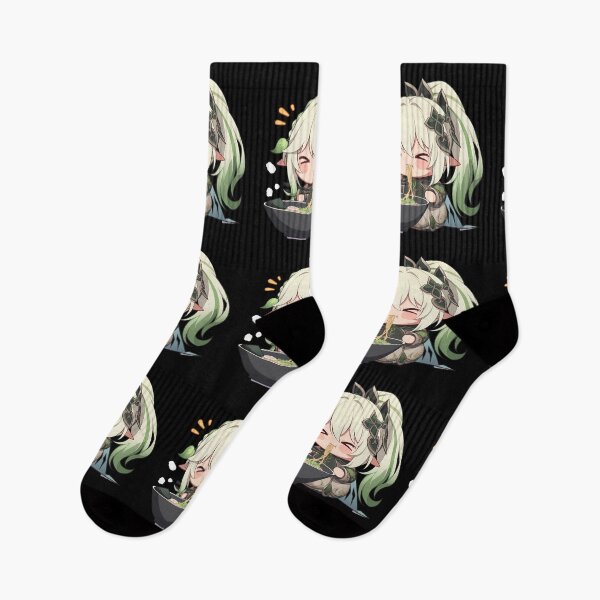 Item preview, Nahida Genshin Impact Game Kawaii Ramen Chibi Cute Cozy Noodle Enjoyment Scene designed and sold by Raslbazola.