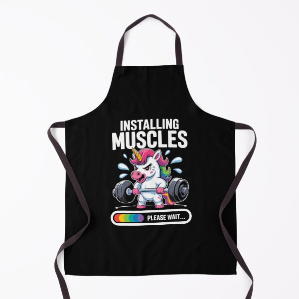 Item preview, Funny Cute Unicorn Workout Gym Fitness Weightlifting designed and sold by JanisPenelope.