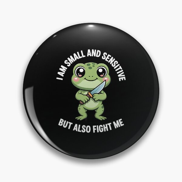 Artikelvorschau, Süßer Frosch, ich bin klein und sensibel, aber kämpf auch mit mir! entworfen und verkauft von LeanneSandra.