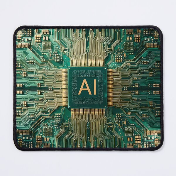 Item preview, Artificial Intelligence Computer Circuits (image size 7840x11680) designed and sold by Digital-Davinci.