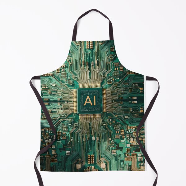 Item preview, Artificial Intelligence Computer Circuits (image size 7840x11680) designed and sold by Digital-Davinci.