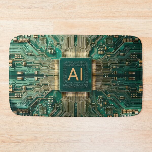 Item preview, Artificial Intelligence Computer Circuits (image size 7840x11680) designed and sold by Digital-Davinci.