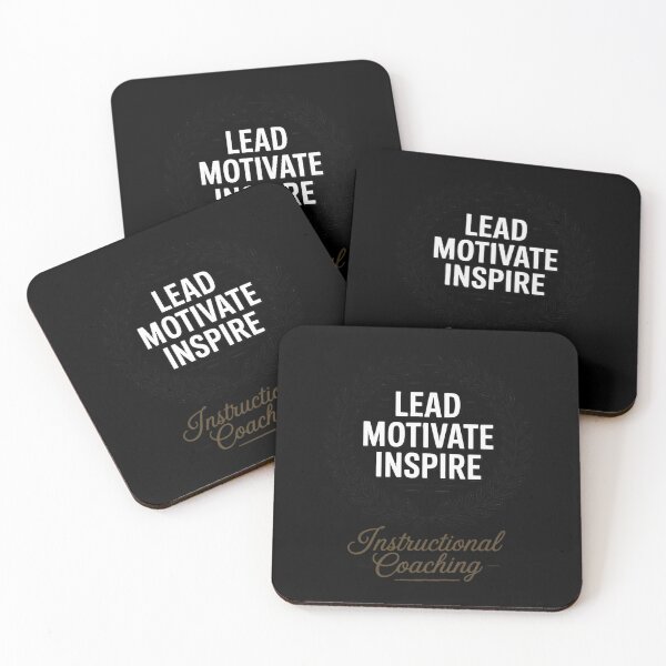 Item preview, Lead Motivate Inspire Instructional Coach Leadership designed and sold by velltoons.
