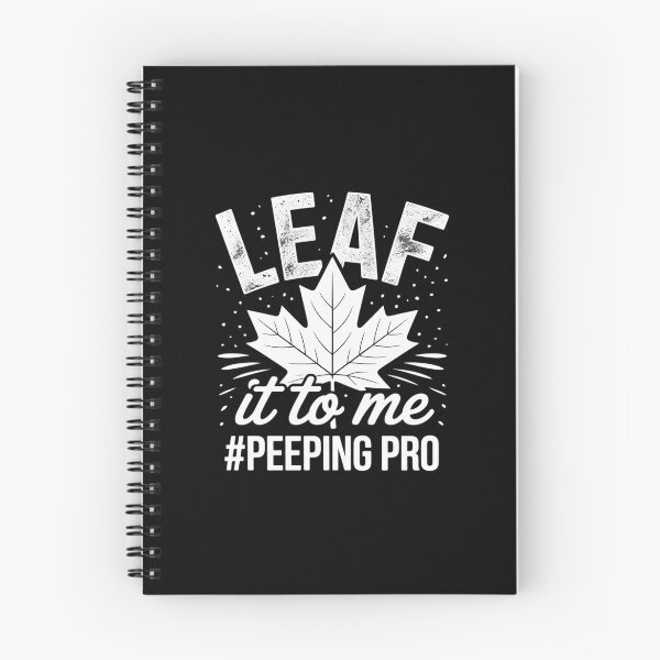 Item preview, Leaf It To Me Peeping Pro Leaf Peeper Autumn October designed and sold by velltoons.