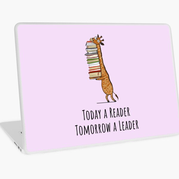 Item preview, Jirafa graciosa sosteniendo una pila de libros - Hoy un lector mañana Líder - Regalo de amante de libros, cajas de teléfonos y otros regalos designed and sold by MemWear.
