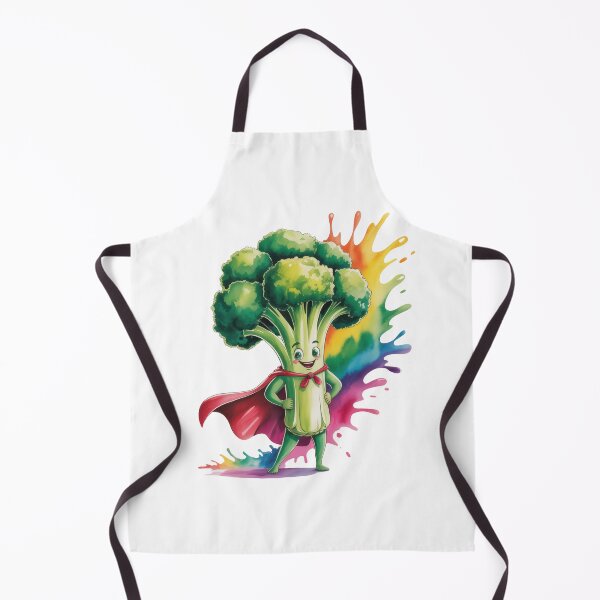 Item preview, Super Broccoli Hero with Rainbow Splash designed and sold by EM&Maker.