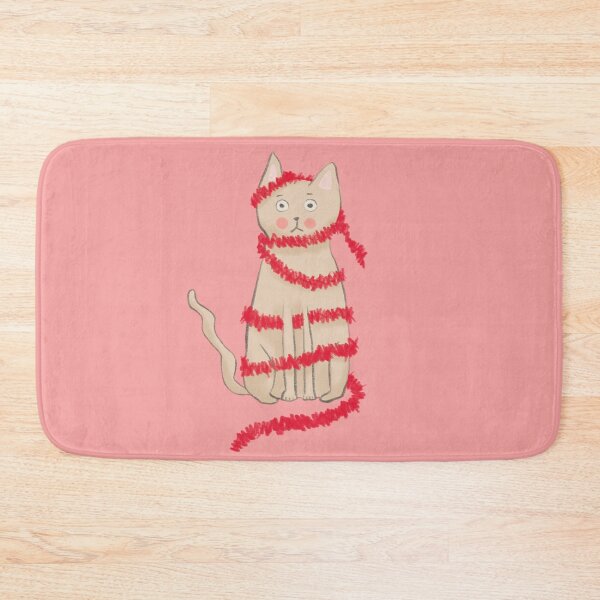 Item preview, Tinselitis Christmas cat designed and sold by SaryandSaff.