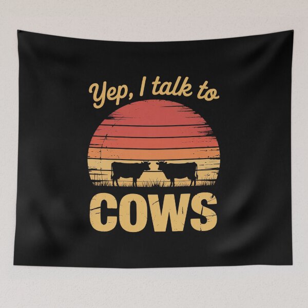 Item preview, Yep I Talk To Cow designed and sold by LKappa3Faber.