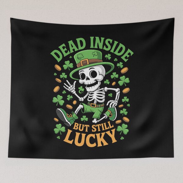 Item preview, St Patricks Day Skull Cute designed and sold by SyncSusscess.