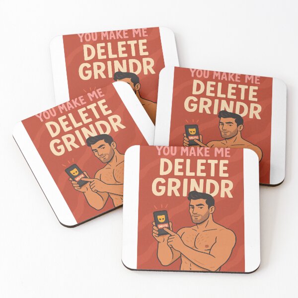 Item preview, You Make Me Delete Grindr – Confident Gay Love Declaration designed and sold by Aryabek.
