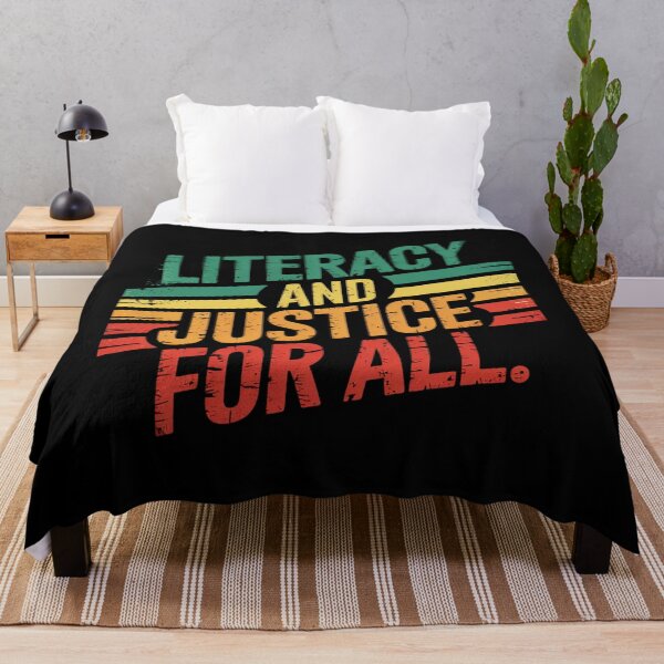 Item preview, Literacy and Justice for All Librarian Social Justice Tank  designed and sold by RsFilsingerArt.
