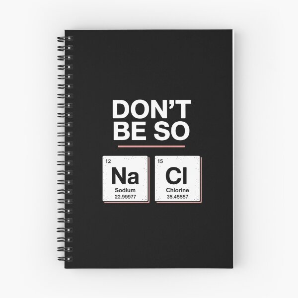 Item preview, Womens Don't Be So NaCl Salty Chemistry Pink designed and sold by visionnen.