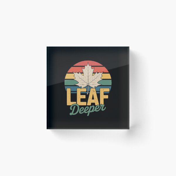 Item preview, Leaf Peeper Autumn Foliage Maple Fall Leaf Peeping designed and sold by velltoons.