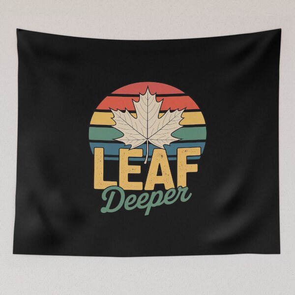 Item preview, Leaf Peeper Autumn Foliage Maple Fall Leaf Peeping designed and sold by velltoons.