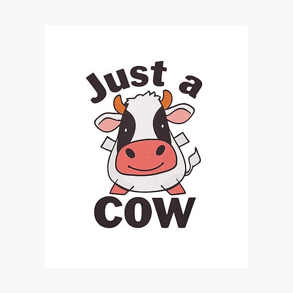 Item preview, Just a Cow designed and sold by RED-MOUSE.