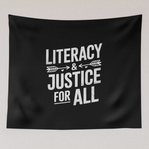 Item preview, Literacy and Justice for All Librarian Social Justice4 designed and sold by RsFilsingerArt.