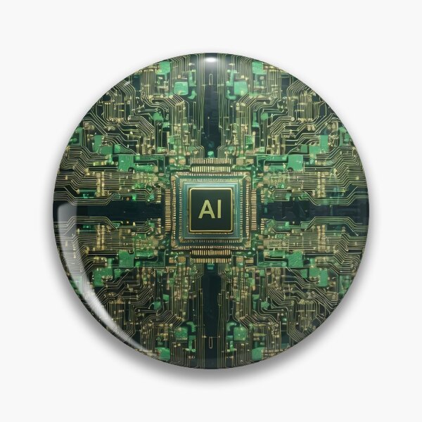 Item preview, Artificial Intelligence Computer Circuits (image size 7840x11680) designed and sold by Digital-Davinci.