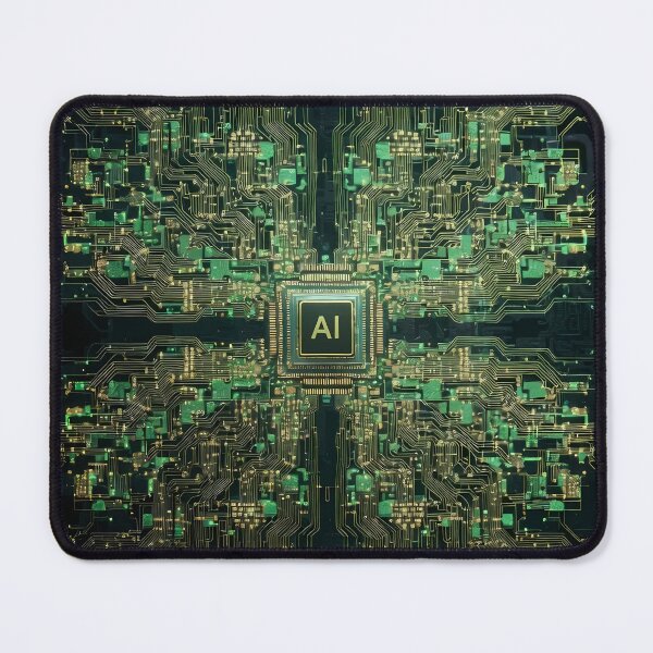 Item preview, Artificial Intelligence Computer Circuits (image size 7840x11680) designed and sold by Digital-Davinci.