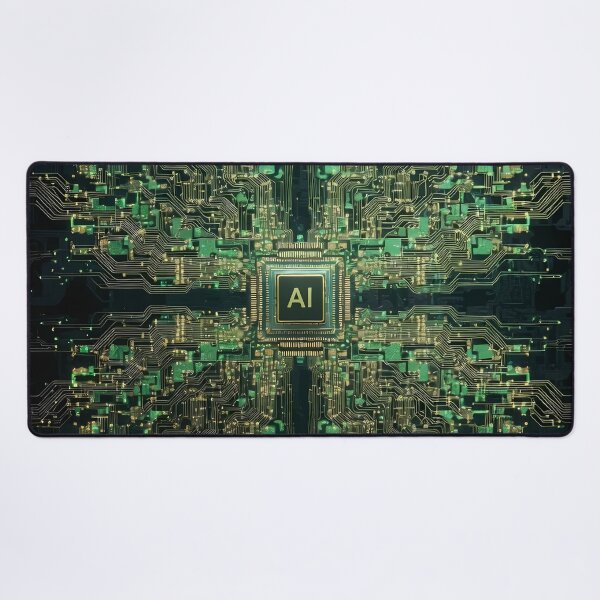 Item preview, Artificial Intelligence Computer Circuits (image size 7840x11680) designed and sold by Digital-Davinci.