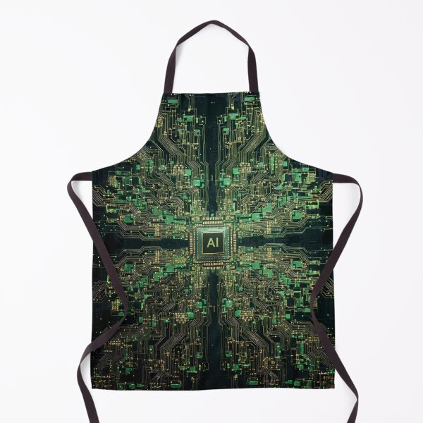 Item preview, Artificial Intelligence Computer Circuits (image size 7840x11680) designed and sold by Digital-Davinci.