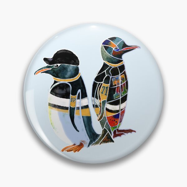 Item preview, Hockey Penguins V01 Sticker Pair designed and sold by Jo Lenz Art Studio.