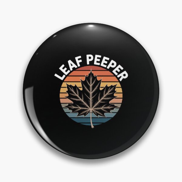 Item preview, Leaf Peeper Autumn Maple Leaf Peeping designed and sold by velltoons.