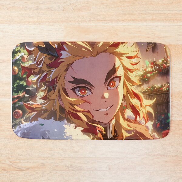 Item preview, Kyojuro Rengoku Christmas Demon Slayer Holiday Festive Firelight Spirit designed and sold by Raslbazola.
