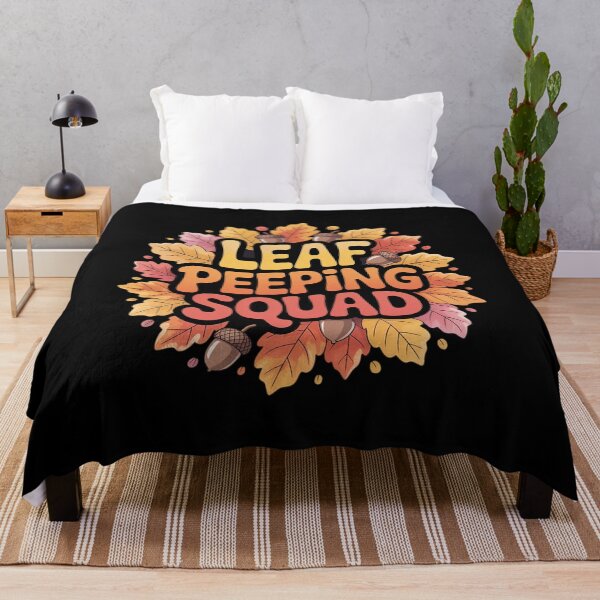 Item preview, Leaf Peeping Squad Autumn Foliage Maple Fall Leaf Peeper designed and sold by velltoons.