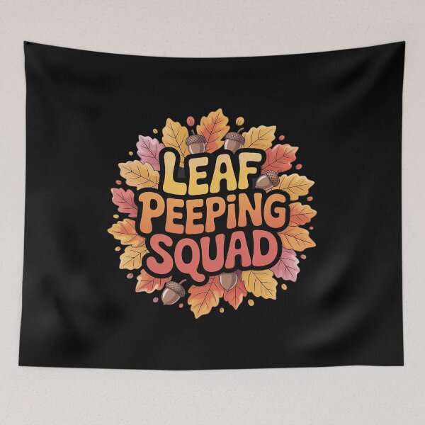 Item preview, Leaf Peeping Squad Autumn Foliage Maple Fall Leaf Peeper designed and sold by velltoons.