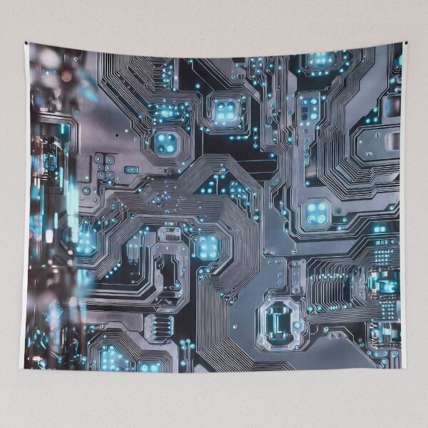 Item preview, Artificial Intelligence Computer Circuits (image size 7840x11680) designed and sold by Digital-Davinci.