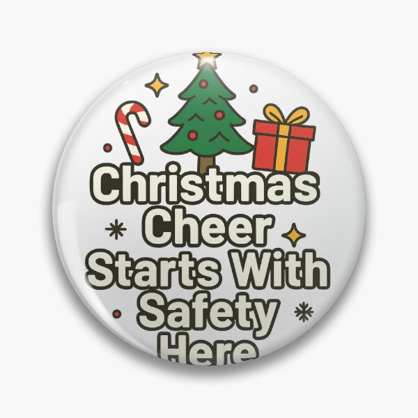 Item preview, Holiday Safety Vibes – Christmas Cheer Starts with Safety Here designed and sold by Badegi Tradings.