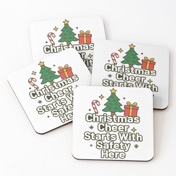 Item preview, Holiday Safety Vibes – Christmas Cheer Starts with Safety Here designed and sold by Badegi Tradings.