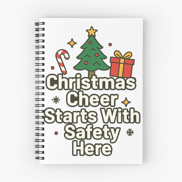 Item preview, Holiday Safety Vibes – Christmas Cheer Starts with Safety Here designed and sold by Badegi Tradings.