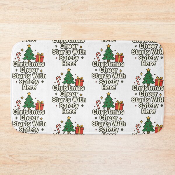 Item preview, Holiday Safety Vibes – Christmas Cheer Starts with Safety Here designed and sold by Badegi Tradings.