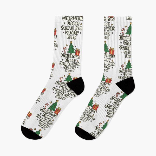 Item preview, Holiday Safety Vibes – Christmas Cheer Starts with Safety Here designed and sold by Badegi Tradings.