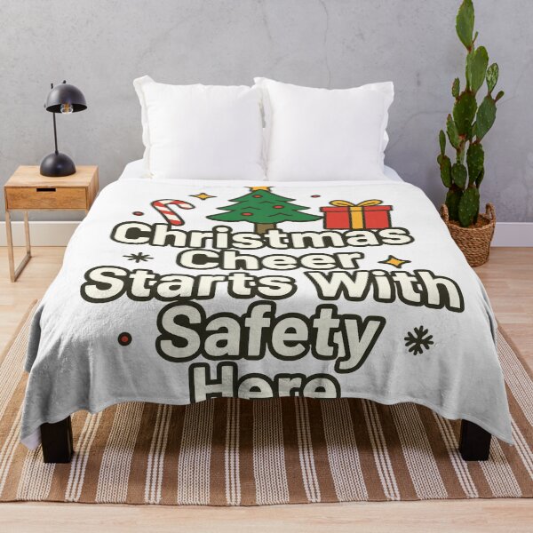 Item preview, Holiday Safety Vibes – Christmas Cheer Starts with Safety Here designed and sold by Badegi Tradings.