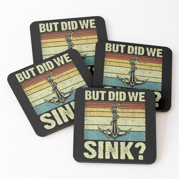 Item preview, But Did We Sink Pontoon Captain Funny Pontoon Boat Boating designed and sold by JosephineSarah.