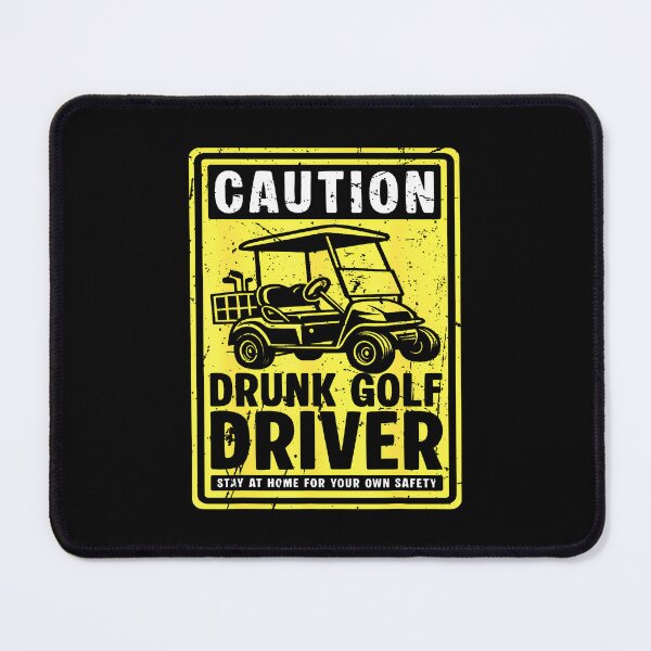 Item preview, Caution Drunk Golf Driver Golf Cart designed and sold by CharlotteSandra.