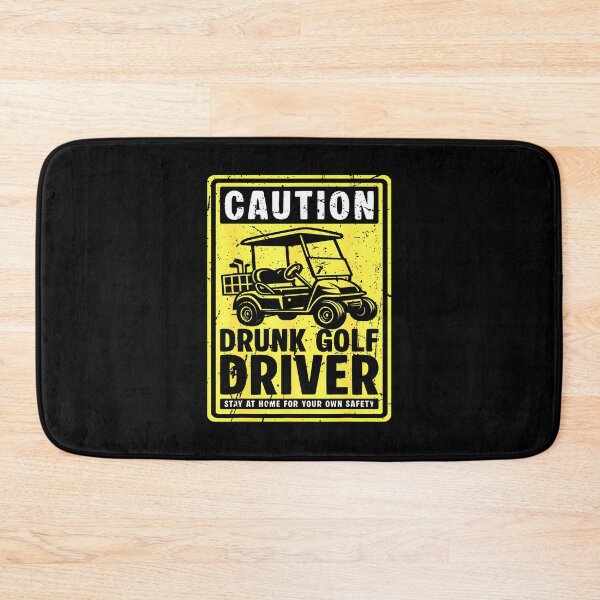 Item preview, Caution Drunk Golf Driver Golf Cart designed and sold by CharlotteSandra.