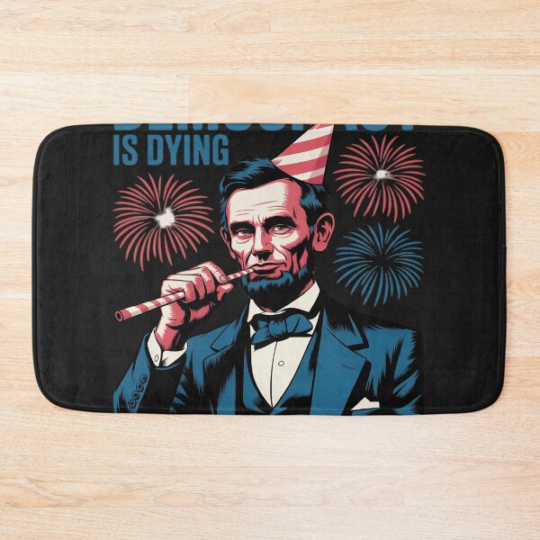 Item preview, Democracy Is Dying Nice Fireworks, Lincoln 4th Of July designed and sold by GaryBellcvbnb.