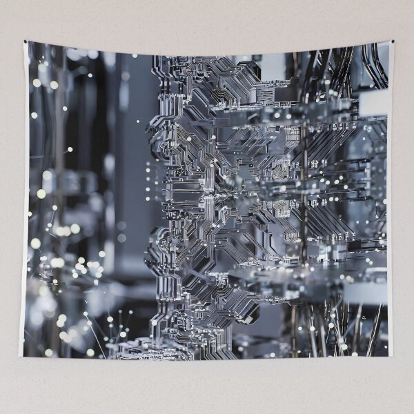 Item preview, Artificial Intelligence Computer Circuits (image size 7840x11680) designed and sold by Digital-Davinci.