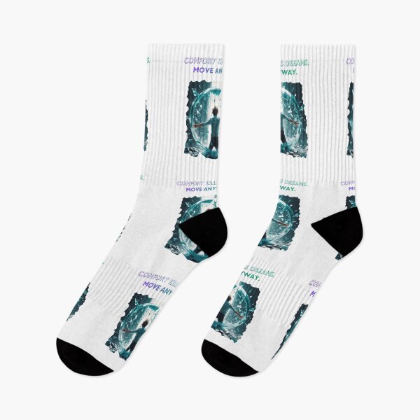 Item preview, Comfort Kills Dreams Move Anyway hustle mindset designed and sold by SloganSauce.