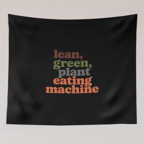 Item preview, Lean, Green, Plant Eating Machine Vegan Lifestyle designed and sold by velltoons.