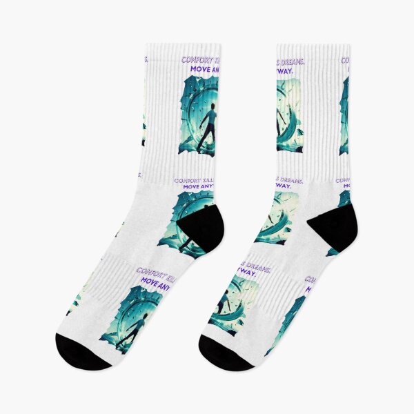 Item preview, Comfort Kills Dreams Move Anyway empowering design designed and sold by SloganSauce.