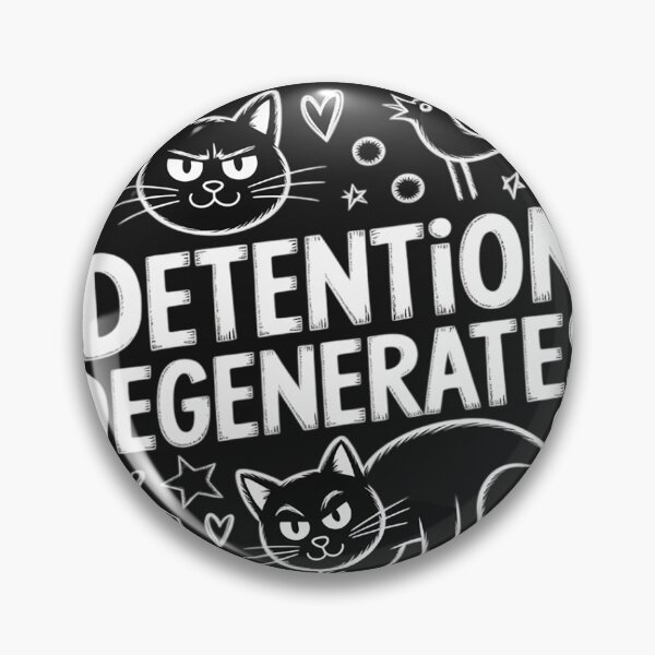 Item preview, Detention Degenerates Funny Sarcastic Quote Design designed and sold by GaryBellcvbnb.