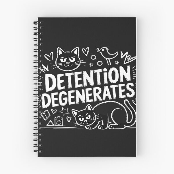 Item preview, Detention Degenerates Funny Sarcastic Quote Design designed and sold by GaryBellcvbnb.