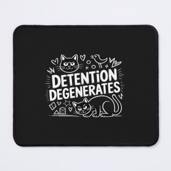 Item preview, Detention Degenerates Funny Sarcastic Quote Design designed and sold by GaryBellcvbnb.