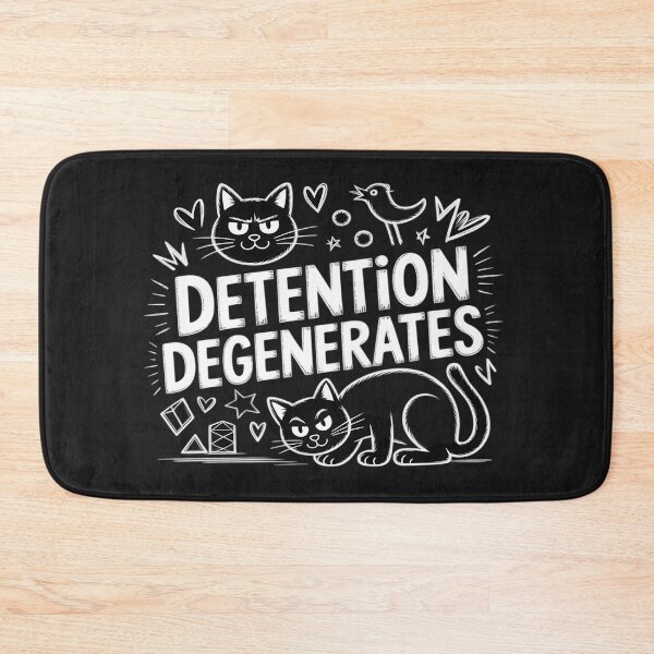 Item preview, Detention Degenerates Funny Sarcastic Quote Design designed and sold by GaryBellcvbnb.